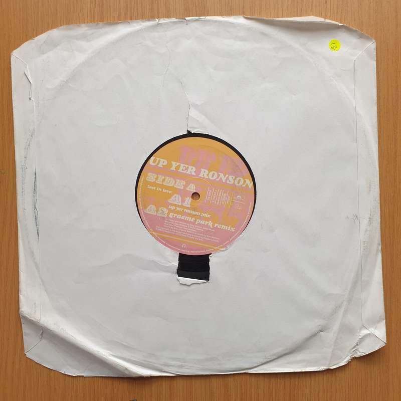 Up Yer Ronson  Lost In Love (Remix)  Vinyl LP Record - Very-Good+ Quality (VG+) (verygoodplus)