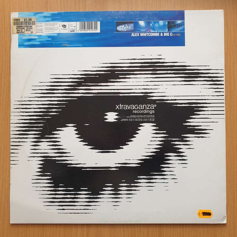 Alex Whitcombe & Big C  Ice Rain  Vinyl LP Record - Very-Good+ Quality (VG+) (verygoodplus)