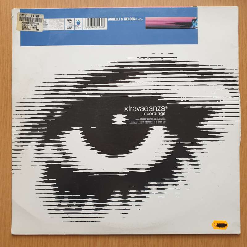 Agnelli & Nelson  El Nino  Vinyl LP Record - Very-Good+ Quality (VG+) (verygoodplus)