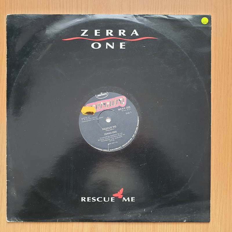Zerra One  Rescue Me  Vinyl LP Record - Very-Good+ Quality (VG+) (verygoodplus)