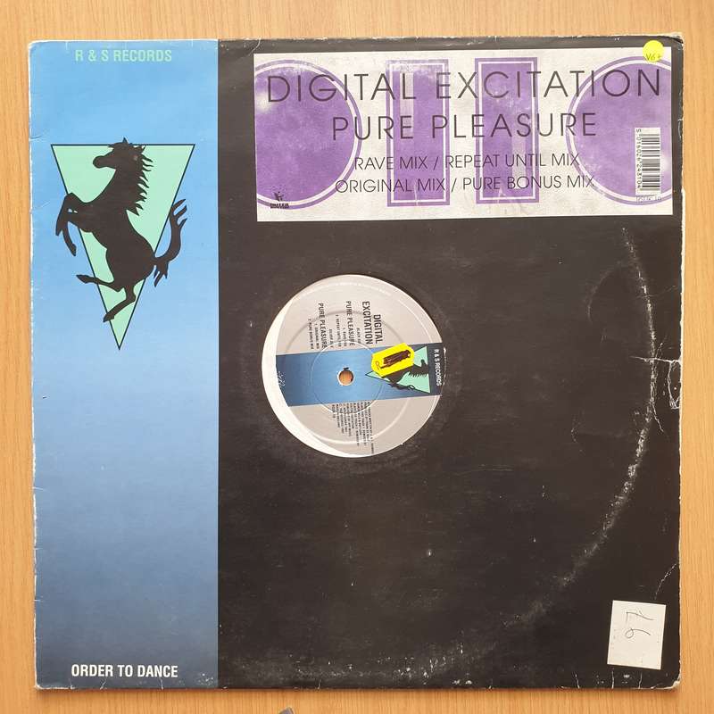Digital Excitation  Pure Pleasure  Vinyl LP Record - Very-Good+ Quality (VG+) (verygoodplus)