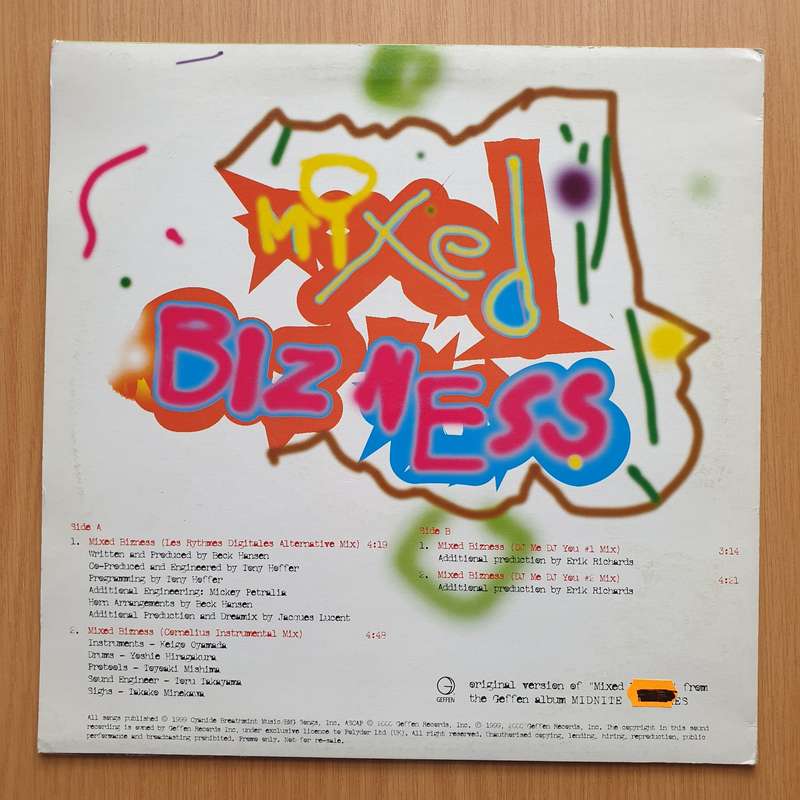 Beck  Mixed Bizness)  Vinyl LP Record - Very-Good+ Quality (VG+) (verygoodplus)