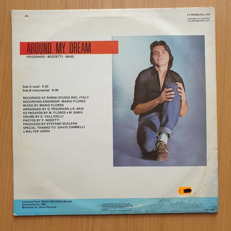 Silver Pozzoli  Around My Dream  Vinyl LP Record - Very-Good+ Quality (VG+) (verygoodplus)