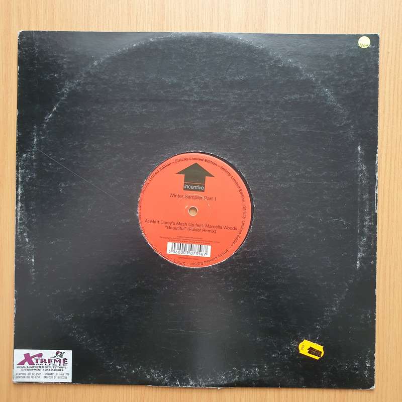 Matt Darey / Phreaq  Winter Sampler (Pt 1 Of 2)  Vinyl LP Record - Very-Good+ Quality (VG+)...