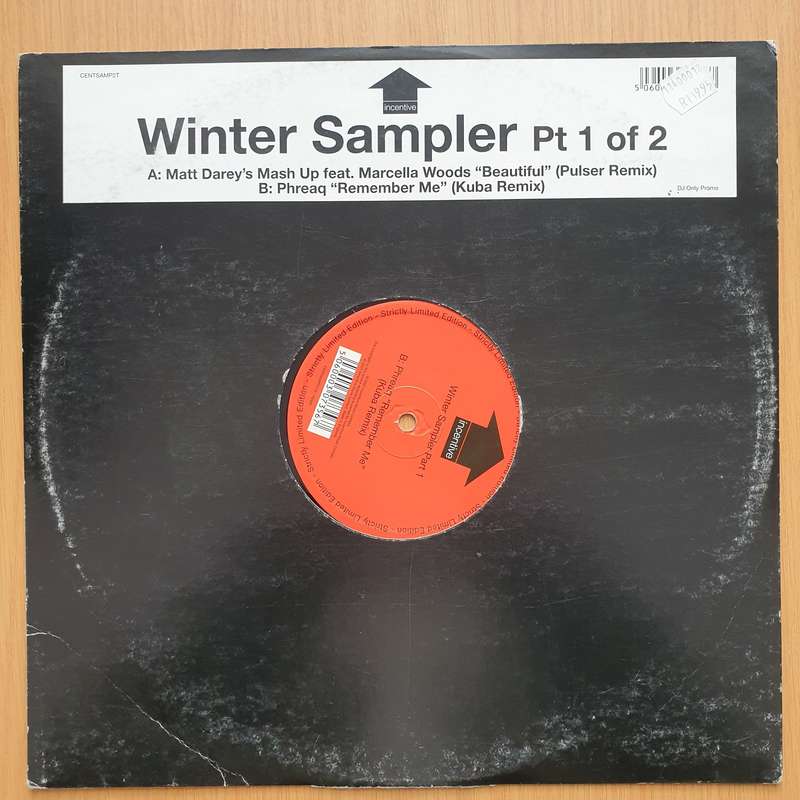 Matt Darey / Phreaq  Winter Sampler (Pt 1 Of 2)  Vinyl LP Record - Very-Good+ Quality (VG+)...
