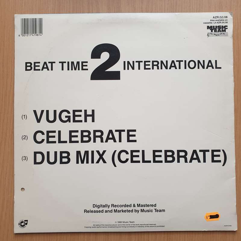 Beat Time 2 International  Vinyl LP Record - Very-Good+ Quality (VG+) (verygoodplus)