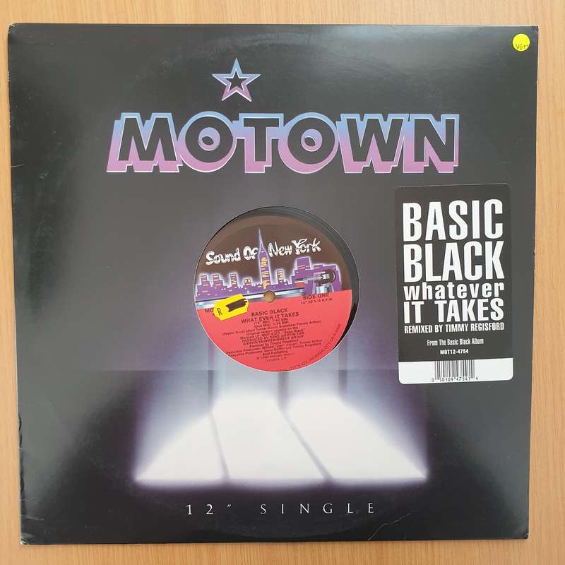 Basic Black  Whatever It Takes  Vinyl LP Record - Very-Good+ Quality (VG+) (verygoodplus)