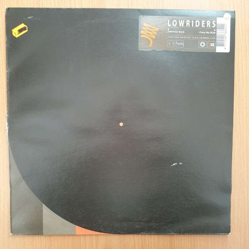 Lowriders  Don't Get Back / Pimp My Ride  Vinyl LP Record - Very-Good+ Quality (VG+) (veryg...