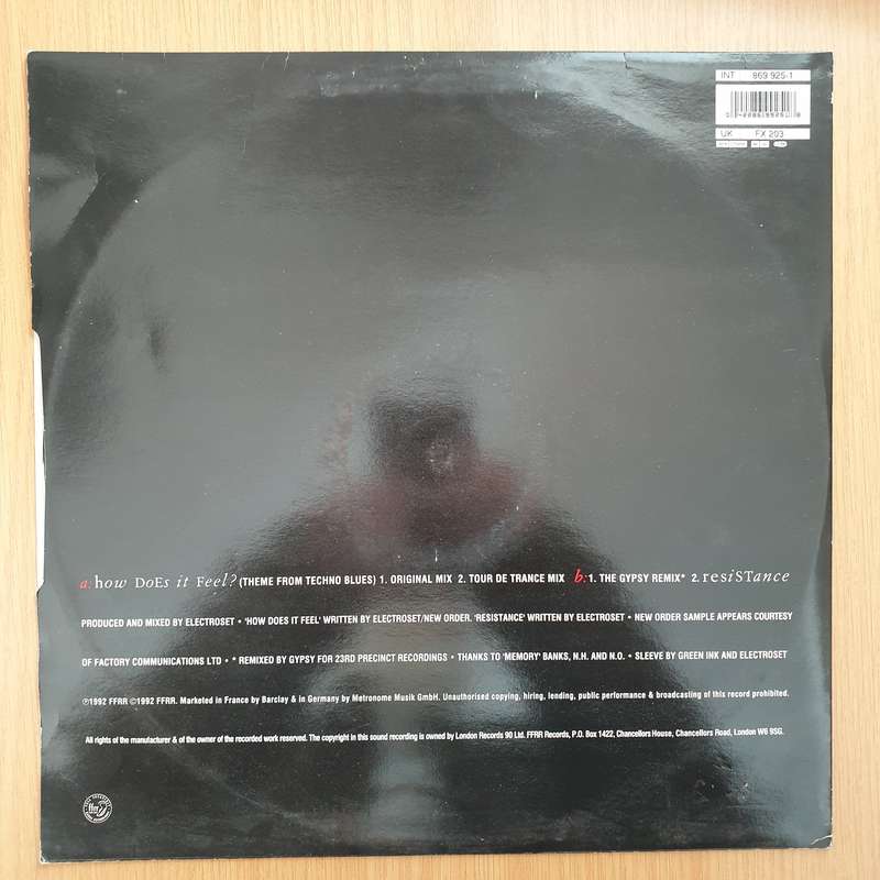 Electroset  How Does It Feel?  Vinyl LP Record - Very-Good+ Quality (VG+) (verygoodplus)