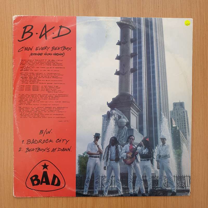 Big Audio Dynamite  C'mon Every Beatbox  Vinyl LP Record - Very-Good+ Quality (VG+) (verygo...