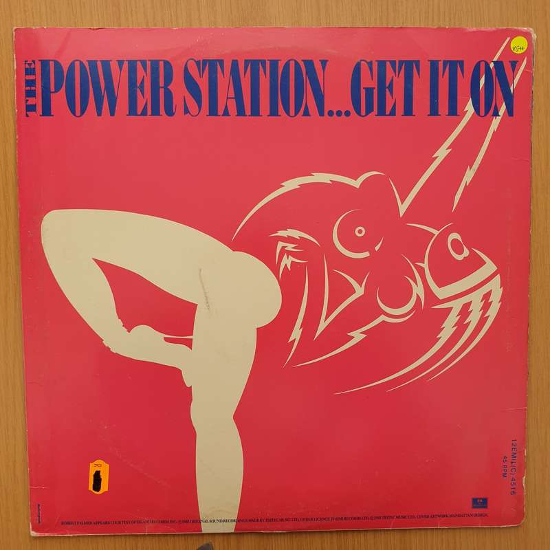 The Power Station  Get It On  Vinyl LP Record - Very-Good+ Quality (VG+) (verygoodplus)