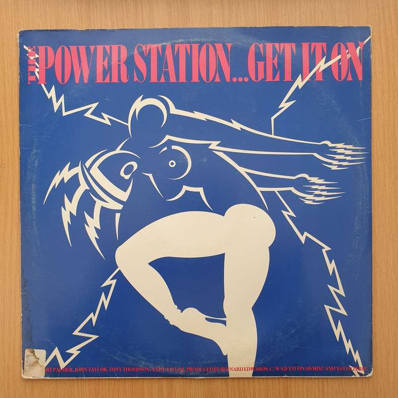 The Power Station  Get It On  Vinyl LP Record - Very-Good+ Quality (VG+) (verygoodplus)