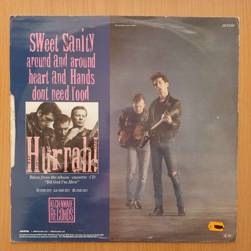 Hurrah!  Sweet Sanity  Vinyl LP Record - Very-Good+ Quality (VG+) (verygoodplus)