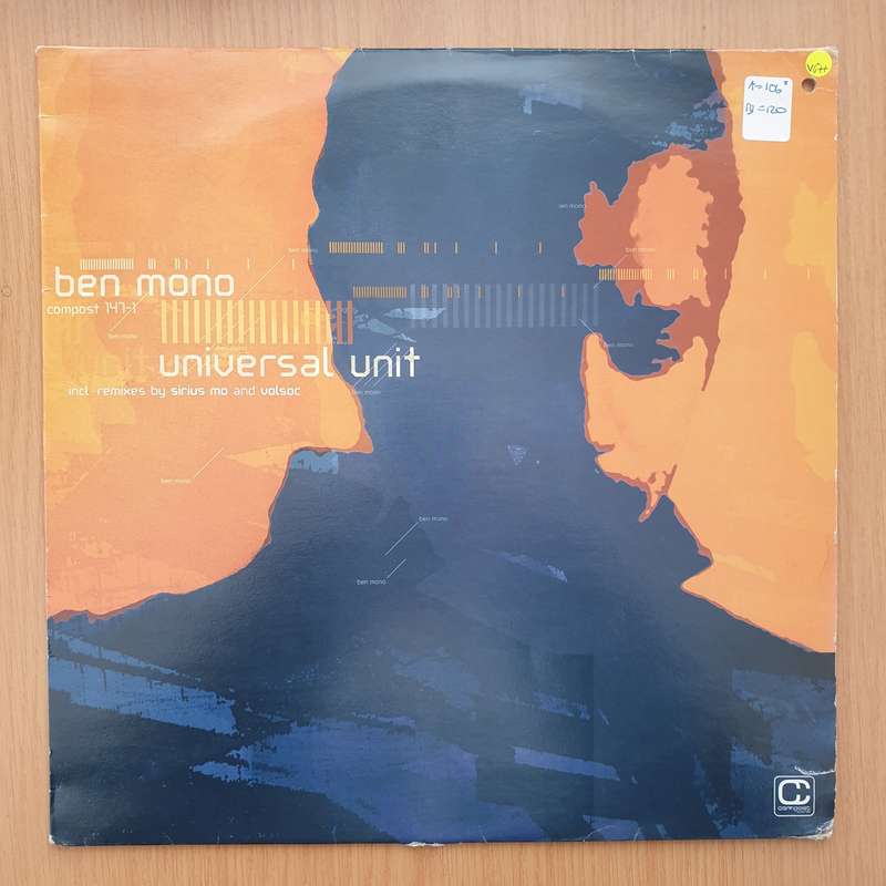 Ben Mono  Universal Unit  Vinyl LP Record - Very-Good+ Quality (VG+) (verygoodplus)