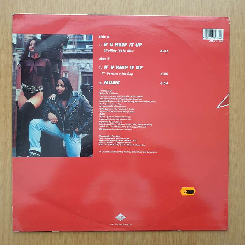 Liz Torres  If U Keep It Up  Vinyl LP Record - Very-Good+ Quality (VG+) (verygoodplus)