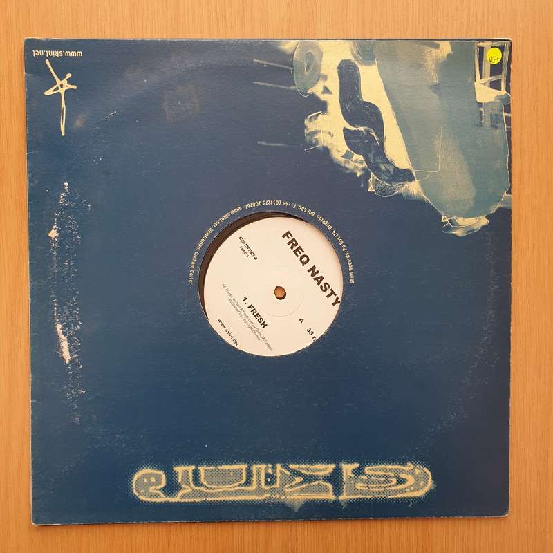 Freq Nasty  Fresh / One More Time  Vinyl LP Record - Very-Good+ Quality (VG+) (verygoodplus)