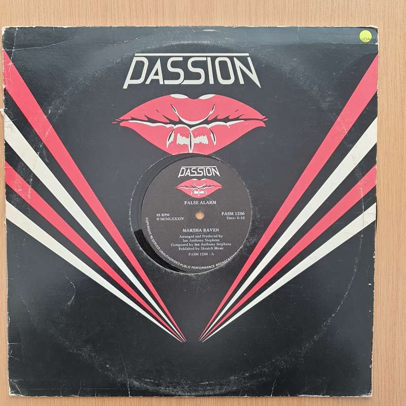 Marsha Raven  False Alarm  Vinyl LP Record - Very-Good+ Quality (VG+) (verygoodplus)
