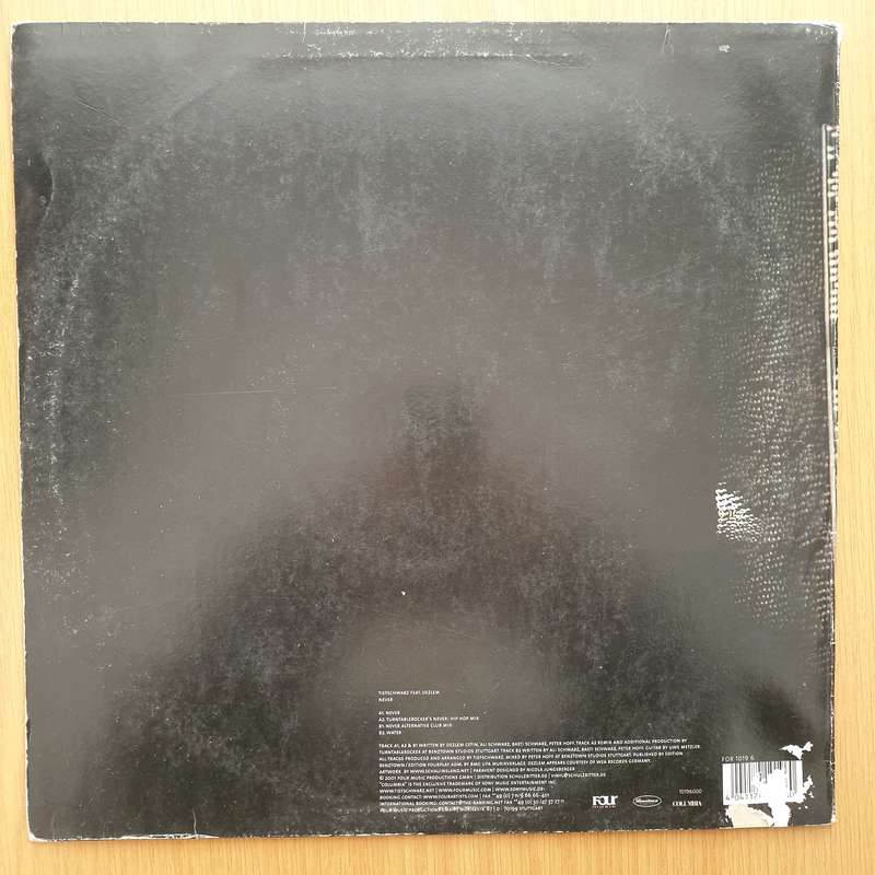 Tiefschwarz Feat. Oezlem  Never  Vinyl LP Record - Very-Good+ Quality (VG+) (verygoodplus)