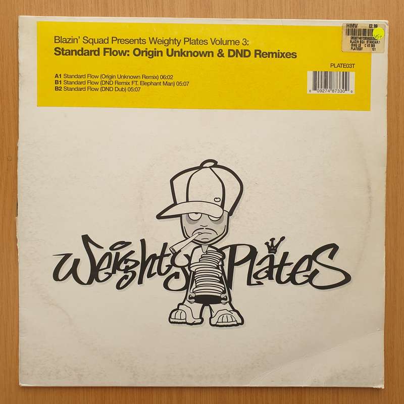 Blazin' Squad  Weighty Plates Volume 3: Standard Flow: Origin Unknown & DND Remixes - Vinyl LP...