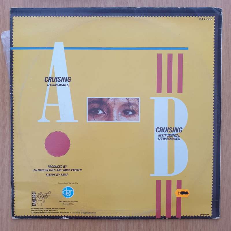 Sinitta  Cruising - Vinyl LP Record - Very-Good+ Quality (VG+) (verygoodplus)