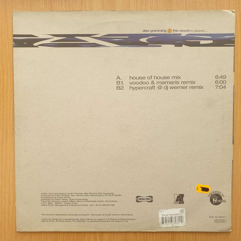 Alex Gramming  This Record Is Played .... - Vinyl LP Record - Very-Good+ Quality (VG+) (verygo...