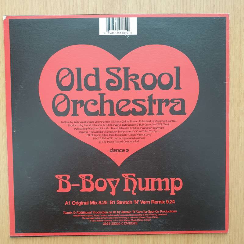 Old Skool Orchestra  B-Boy Hump - Vinyl LP Record - Very-Good+ Quality (VG+) (verygoodplus)