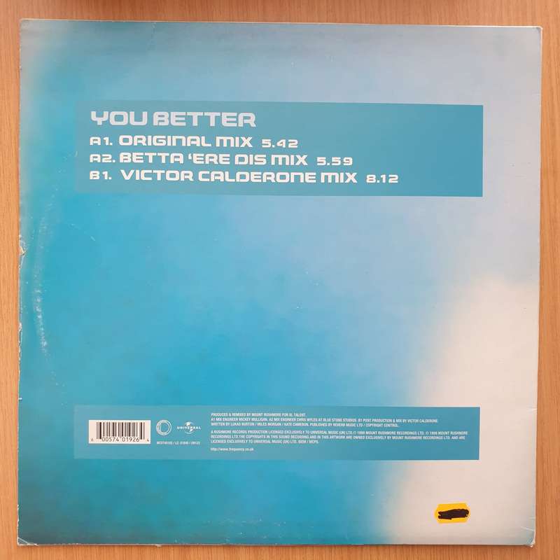 Mount Rushmore Pres. The Knack  You Better - Vinyl LP Record - Very-Good+ Quality (VG+) (veryg...