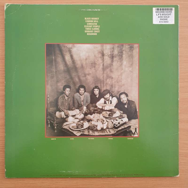 Weather Report  Black Market  Vinyl LP Record - Very-Good+ Quality (VG+)