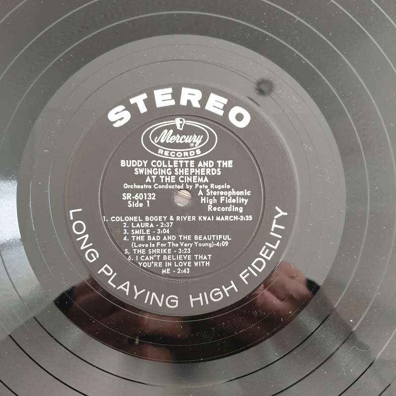 Buddy Collette And His Swinging Shepherds  At The Cinema!  Vinyl LP Record - Very-Good+ Qua...