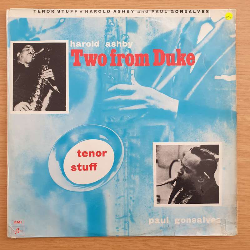 Harold Ashby & Paul Gonsalves  Two From Duke  Vinyl LP Record - Very-Good+ Quality (VG+)