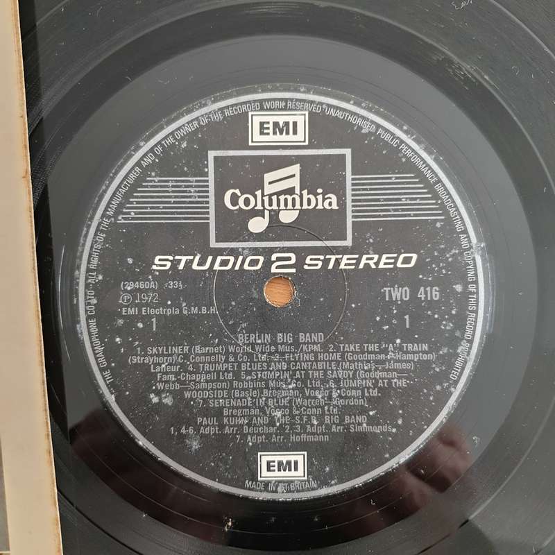 Paul Kuhn And The SFB Big Band  Berlin Big Band - Vinyl LP Record - Very-Good- Quality (VG-)