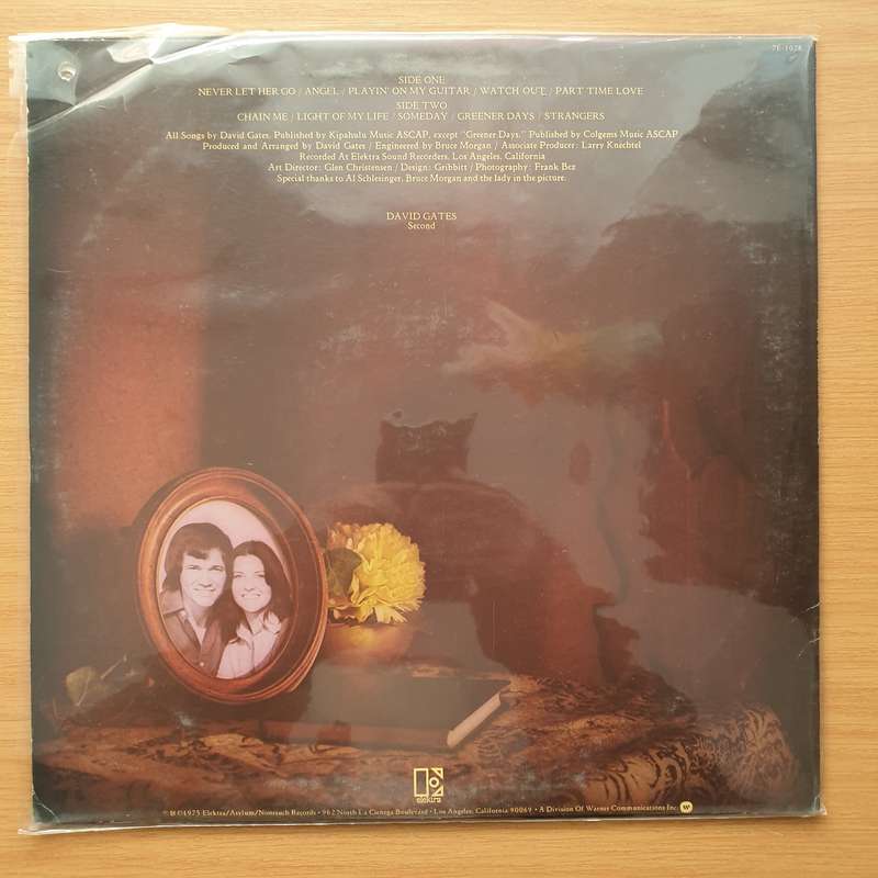 David Gates  Never Let Her Go - Vinyl LP Record - Very-Good+ Quality (VG+)