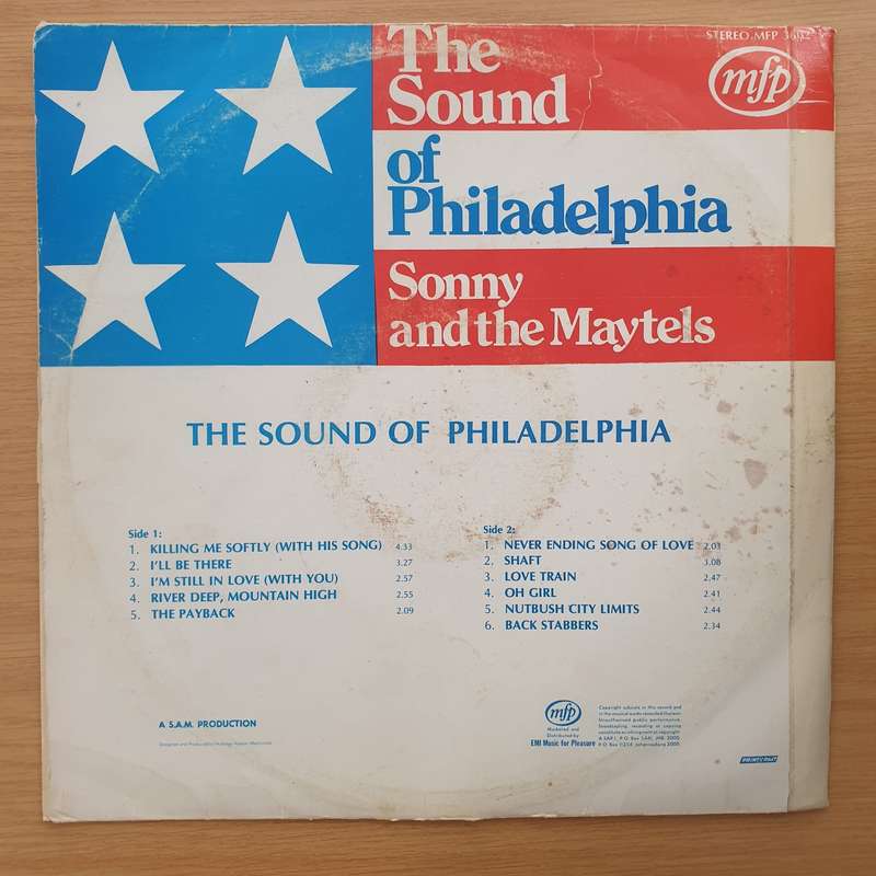 Sonny And The Maytels  The Sound Of Philadelphia - Vinyl LP Record - Very-Good+ Quality (VG+)