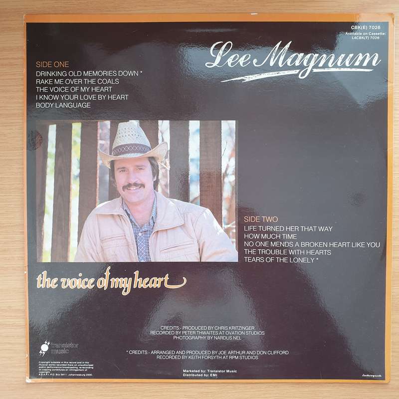 Lee Magnum - Voice of my Heart - Vinyl LP Record - Very-Good+ Quality (VG+)