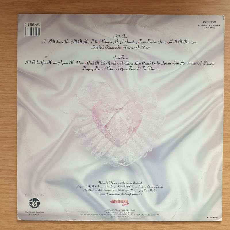 Foster & Allen  I Will Love You All Of My Life - Vinyl LP Record - Very-Good+ Quality (VG+)
