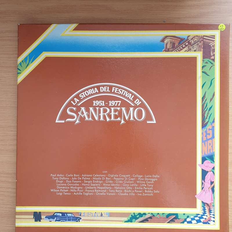 La História Del Festival De San Remo 1951 - 1977 - 3 x Vinyl LP Record Box Set - Very-Good+ Qual...