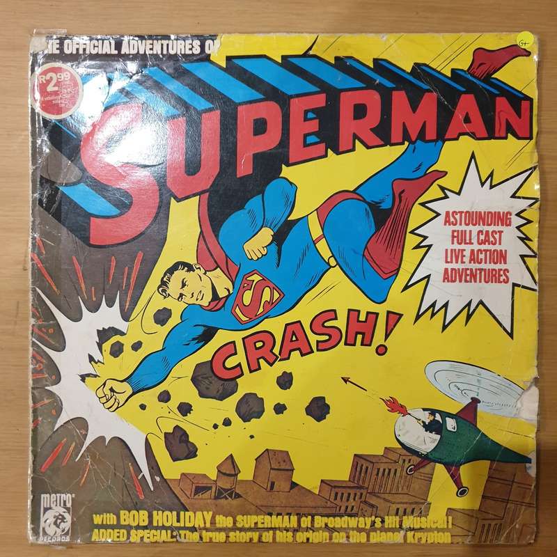 Superman - The Official Adventures of Superman (Rare Collectors Item) - Vinyl LP Record - Good+ Q...