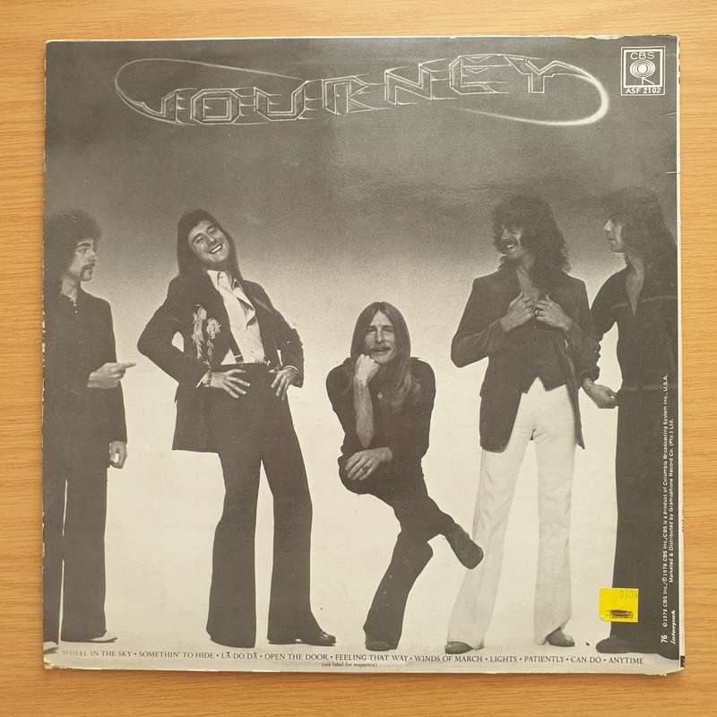 Journey  Infinity - Vinyl LP Record - Very-Good+ Quality (VG+)