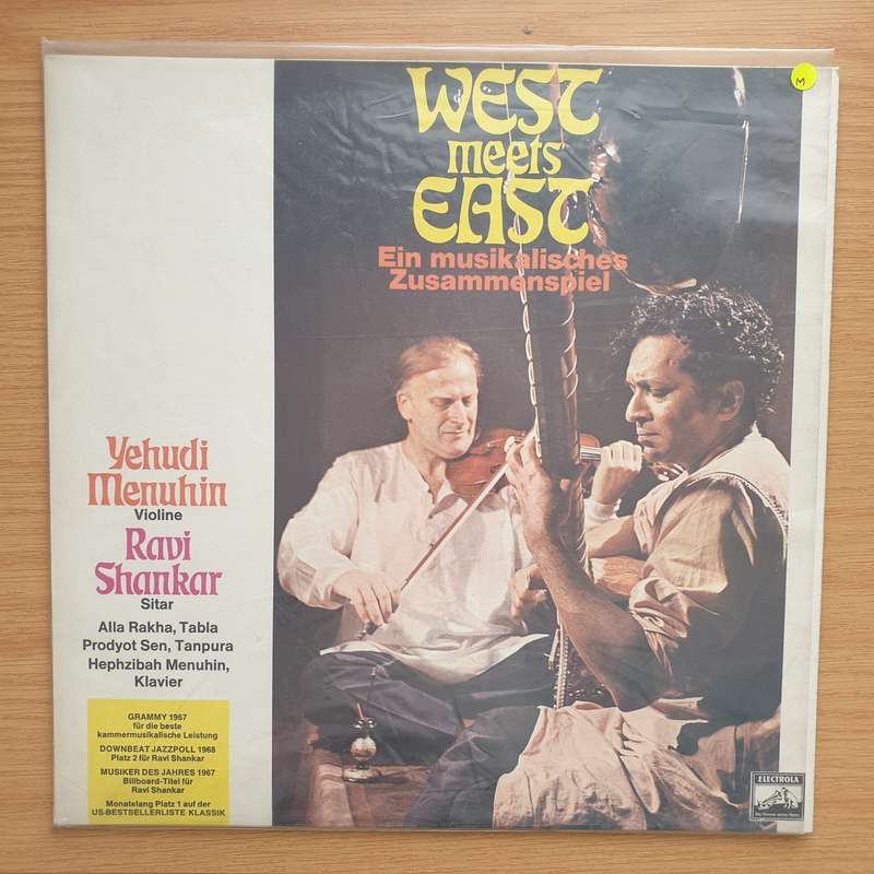 Ravi Shankar /Yehudi Menuhin  West Meets East - Vinyl LP Record - Very-Good+ Quality (VG+)