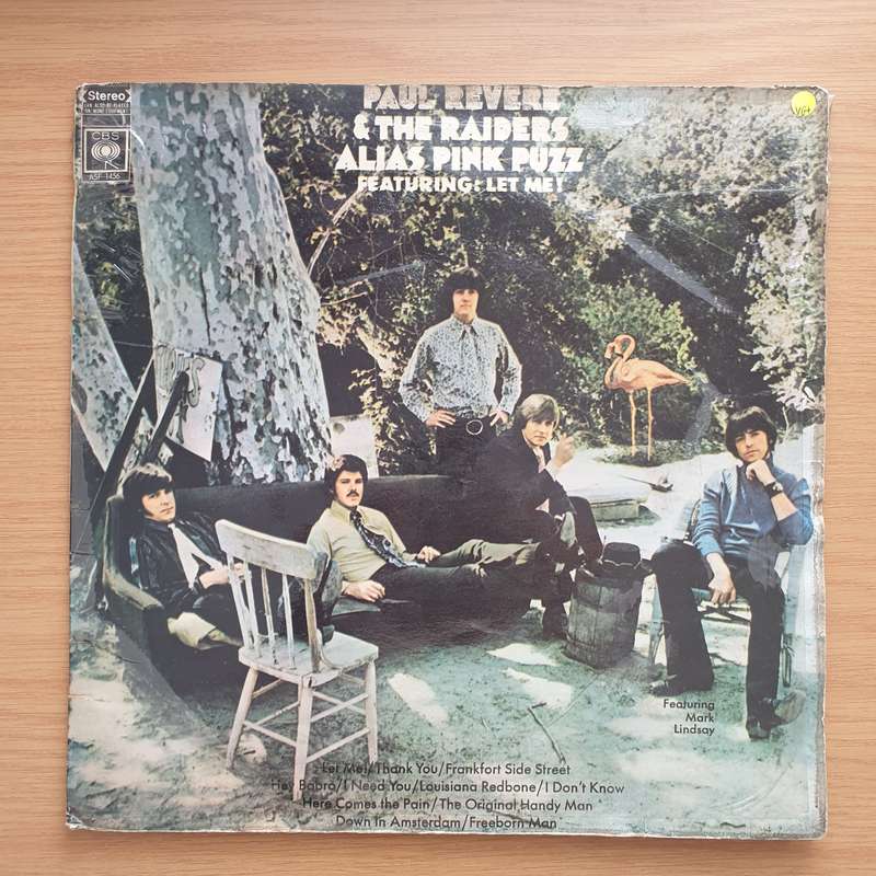 Paul Revere & The Raiders Featuring Mark Lindsay  Alias Pink Puzz - Vinyl LP Record - Very-Goo...