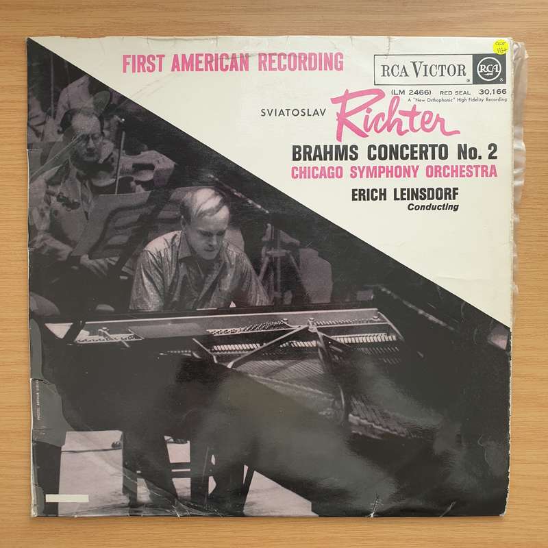 Brahms/ Sviatoslav Richter, Chicago Symphony Orchestra, Erich Leinsdorf  Concerto No. 2- Vinyl...