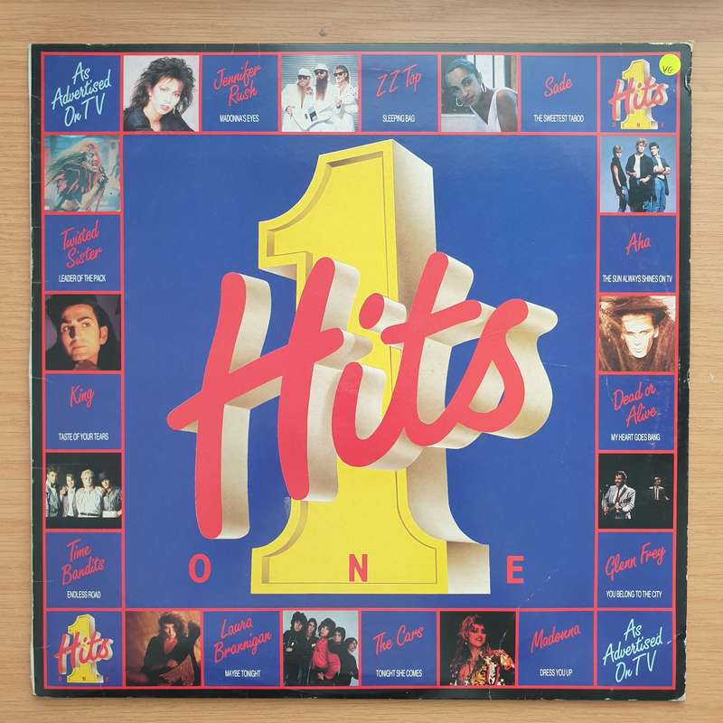 1 One Hits - Original Artists (Sade/ZZ Top/aha/twisted sister) -  Vinyl LP Record - Very-Good+...
