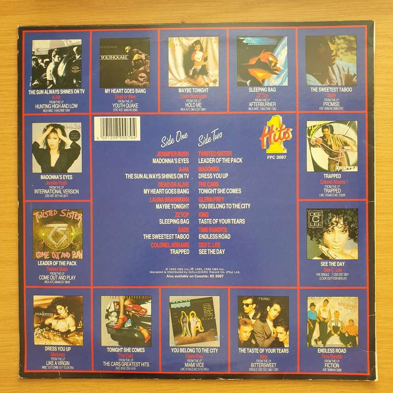 1 One Hits - Original Artists (Sade/ZZ Top/aha/twisted sister) -  Vinyl LP Record - Very-Good+...