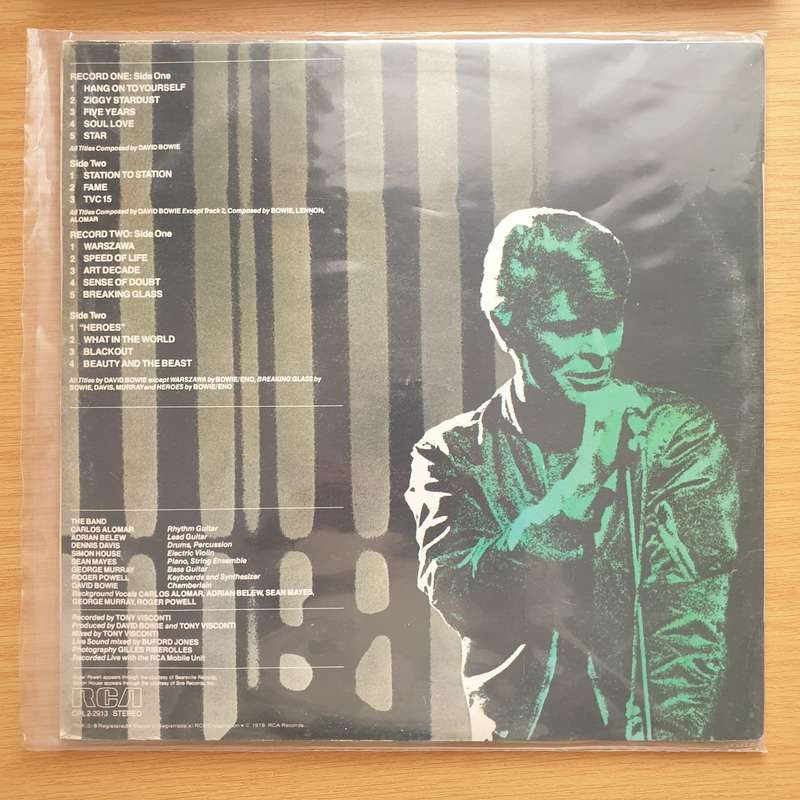 David Bowie  Stage  Double Vinyl LP Record - Very-Good+ Quality (VG+)