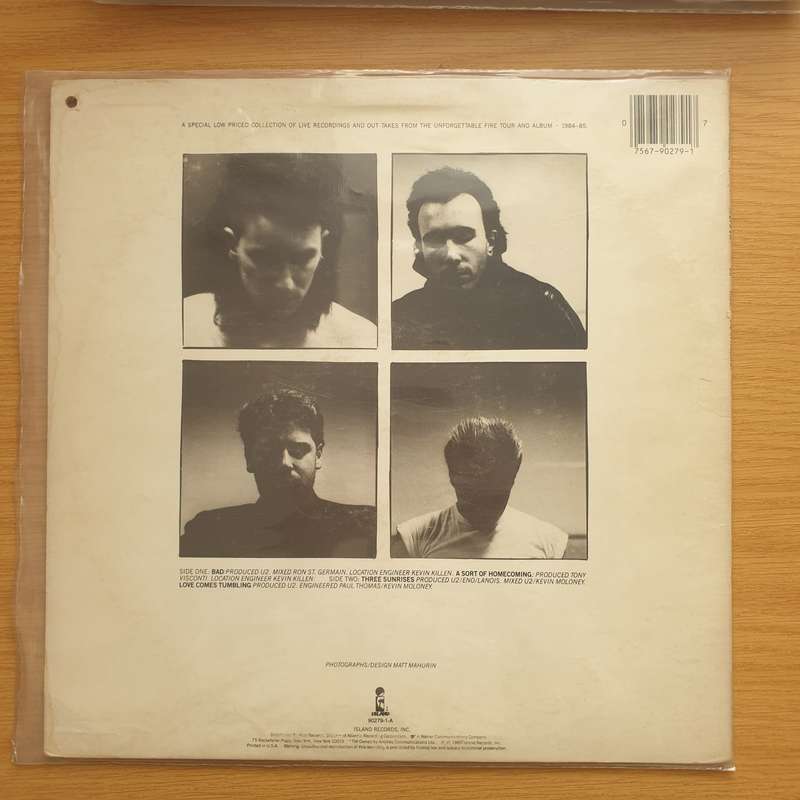 U2  Wide Awake In America - Vinyl LP Record - Very-Good+ Quality (VG+)