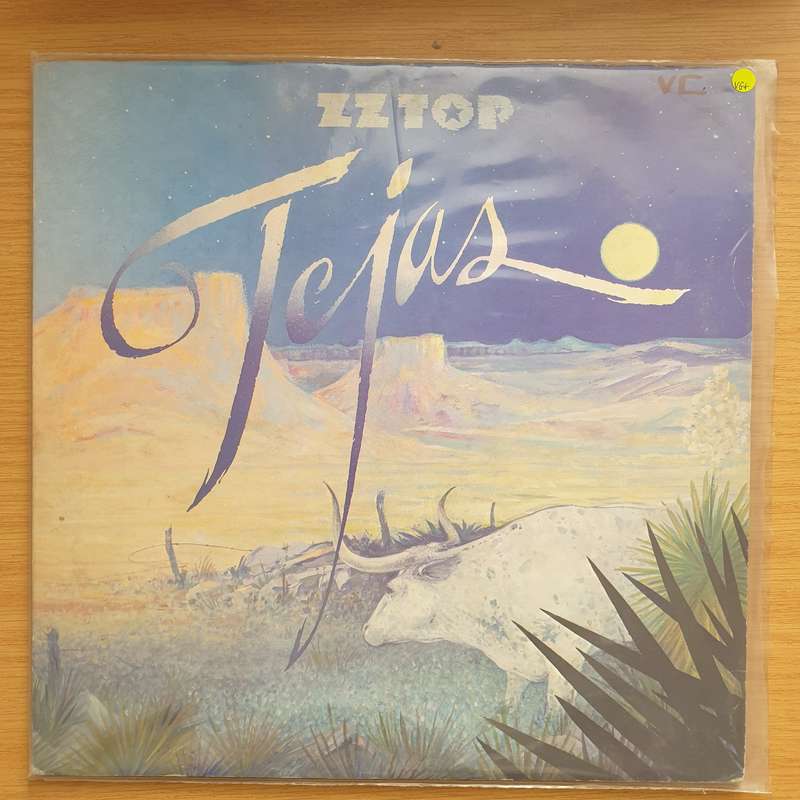 ZZ Top  Tejas - Vinyl LP Record - Very-Good+ Quality (VG+)