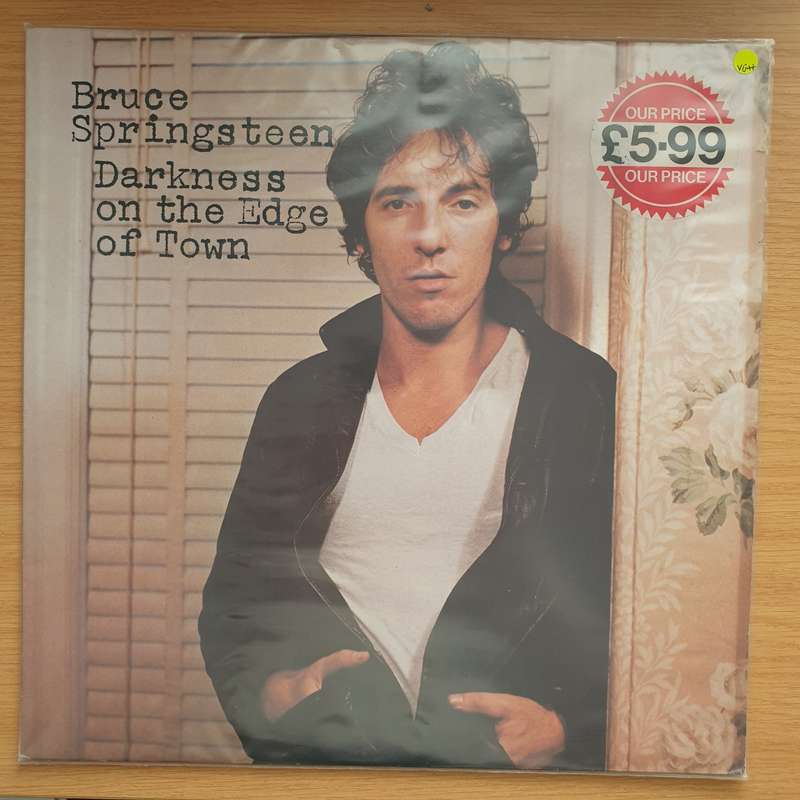 Bruce Springsteen  Darkness On The Edge Of Town (UK) - Vinyl LP Record - Very-Good+ Quality (VG+)