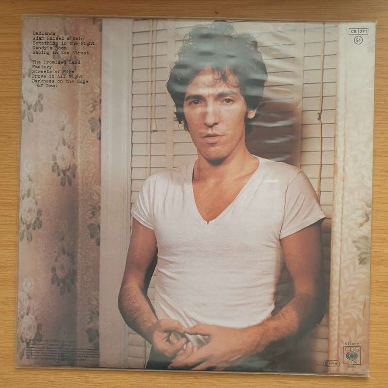 Bruce Springsteen  Darkness On The Edge Of Town (UK) - Vinyl LP Record - Very-Good+ Quality (VG+)
