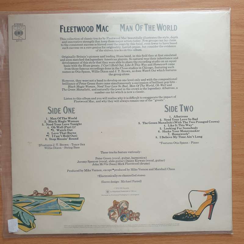 Fleetwood Mac  Man Of The World -  Vinyl LP Record - Very-Good+ Quality (VG+)