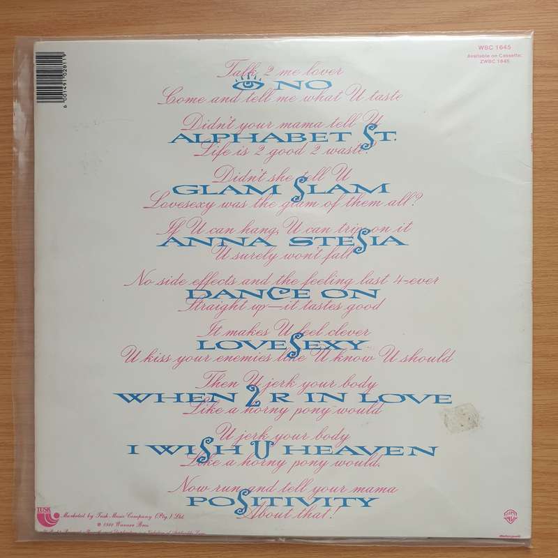 Prince  Lovesexy -  Vinyl LP Record - Very-Good+ Quality (VG+)